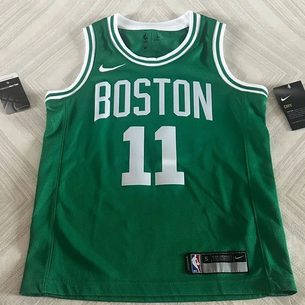 Nike Dri-Fit Swingman Boston Celtics #11 Kyrie Irving Basketball Jersey Size SM